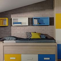 Mobles Tarraco dormitorio juvenil colorido